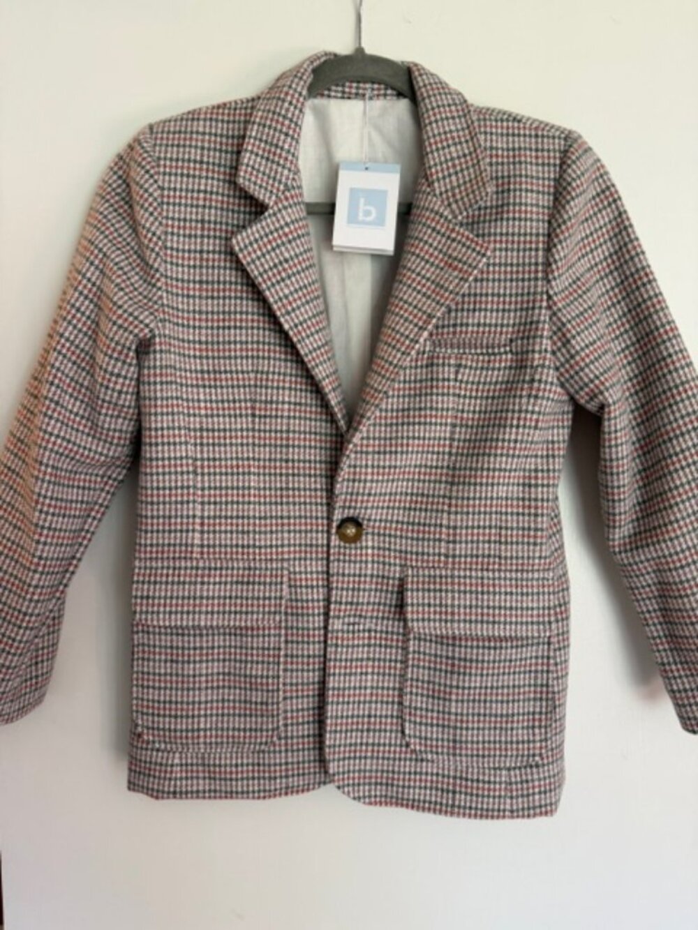 Bella Bliss Boys Tweed Blazer - Size 12